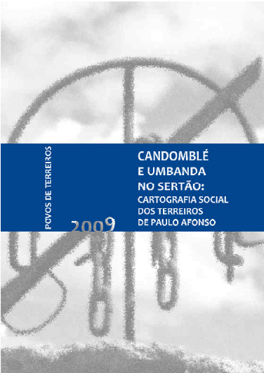 Capa de Livro: Candomblé e Umbanda no Sertão - Cartografia Social dos terreiros de Paulo Afonso