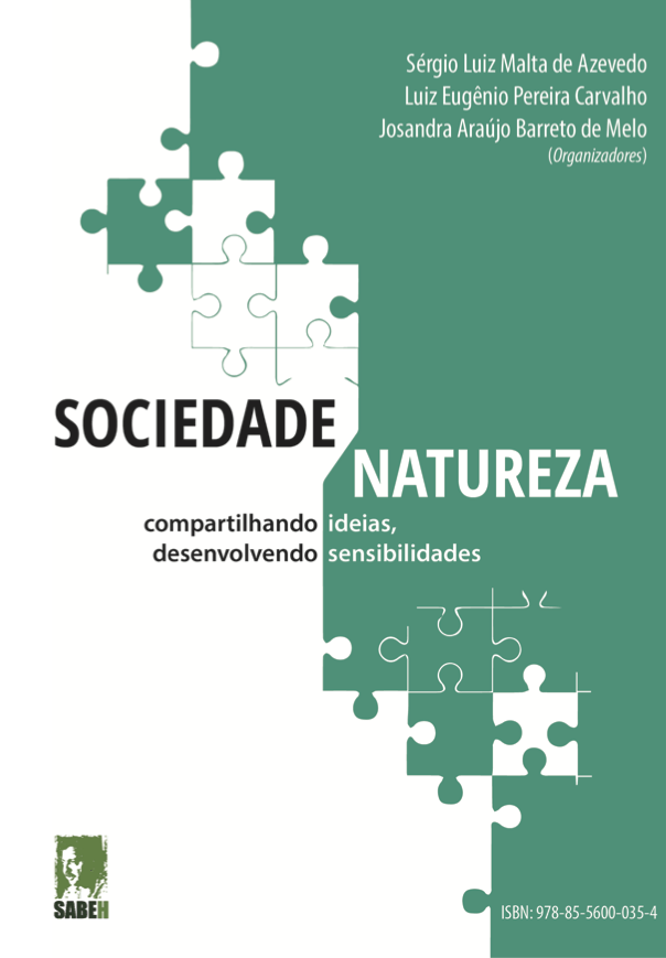 Capa de Livro: Sociedade-Natureza: compartilhando ideias, desenvolvendo sensibilidades