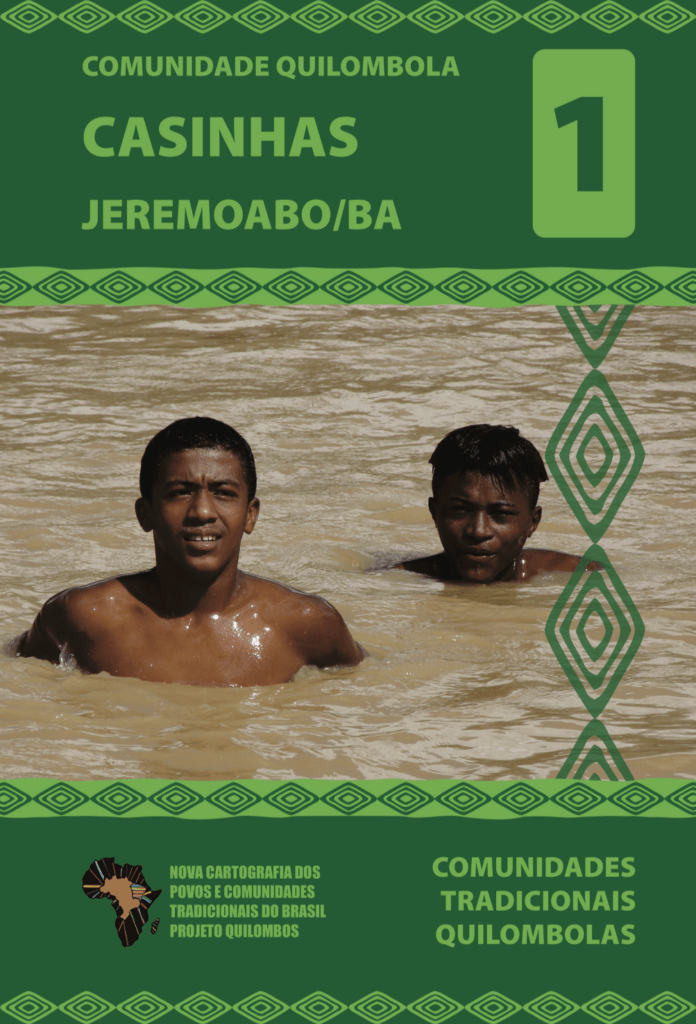 Capa de Livro: Nova Cartografia Social do Brasil da Comunidade Quilombola de Casinhas: Jeremoabo – Bahia.