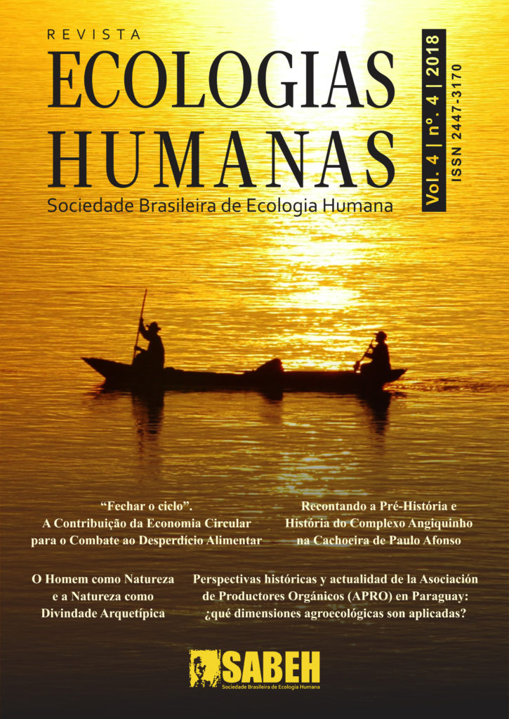 Capa de Livro: Revista Ecologias Humanas - Vol 4. nº.4 - 2018