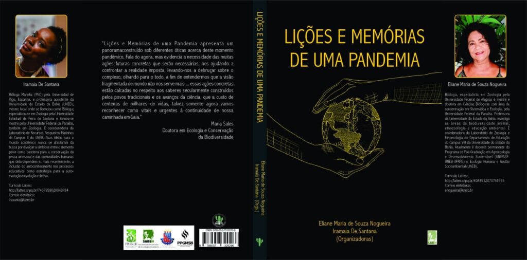 Capa de Livro: Lições e memórias de uma pandemia