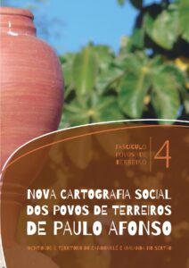 Capa de Livro: Nova Cartografia Social dos Povos de Terreiros de Paulo Afonso - 2023